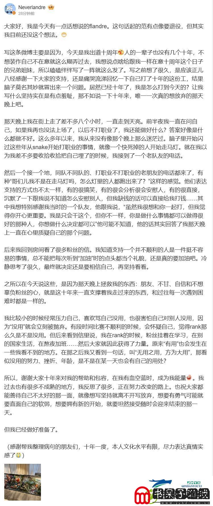 Flandre发文