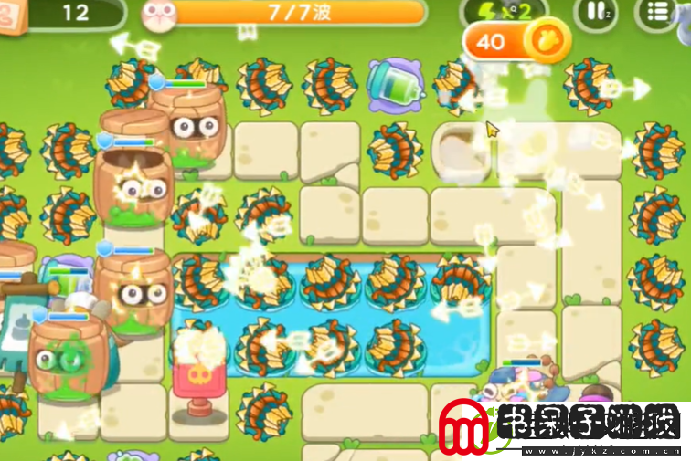 保卫萝卜4夏日垂钓19关攻略