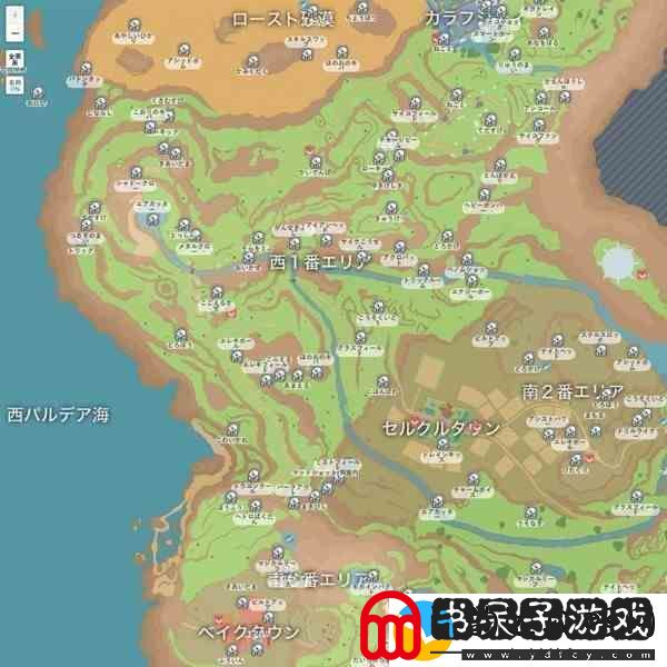 宝可梦朱紫收集相关道具位置标注