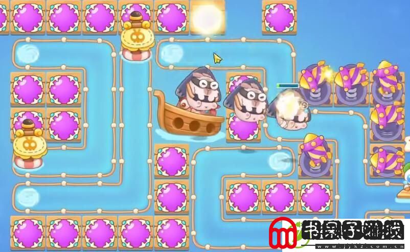 保卫萝卜4暖暖汤泉第4关怎么过