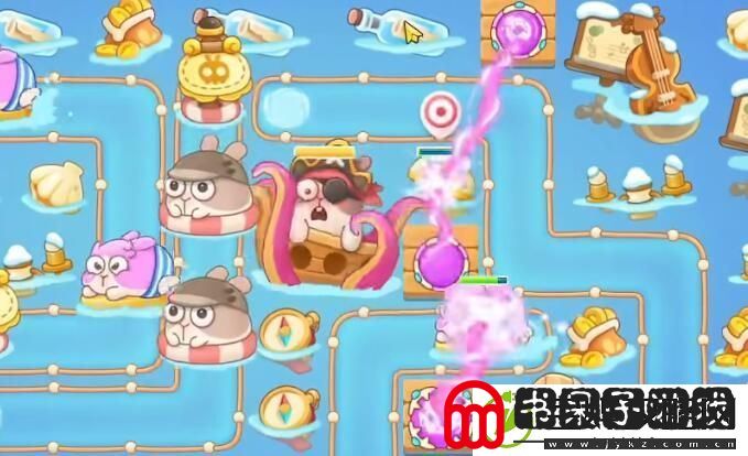 保卫萝卜4暖暖汤泉第4关怎么过